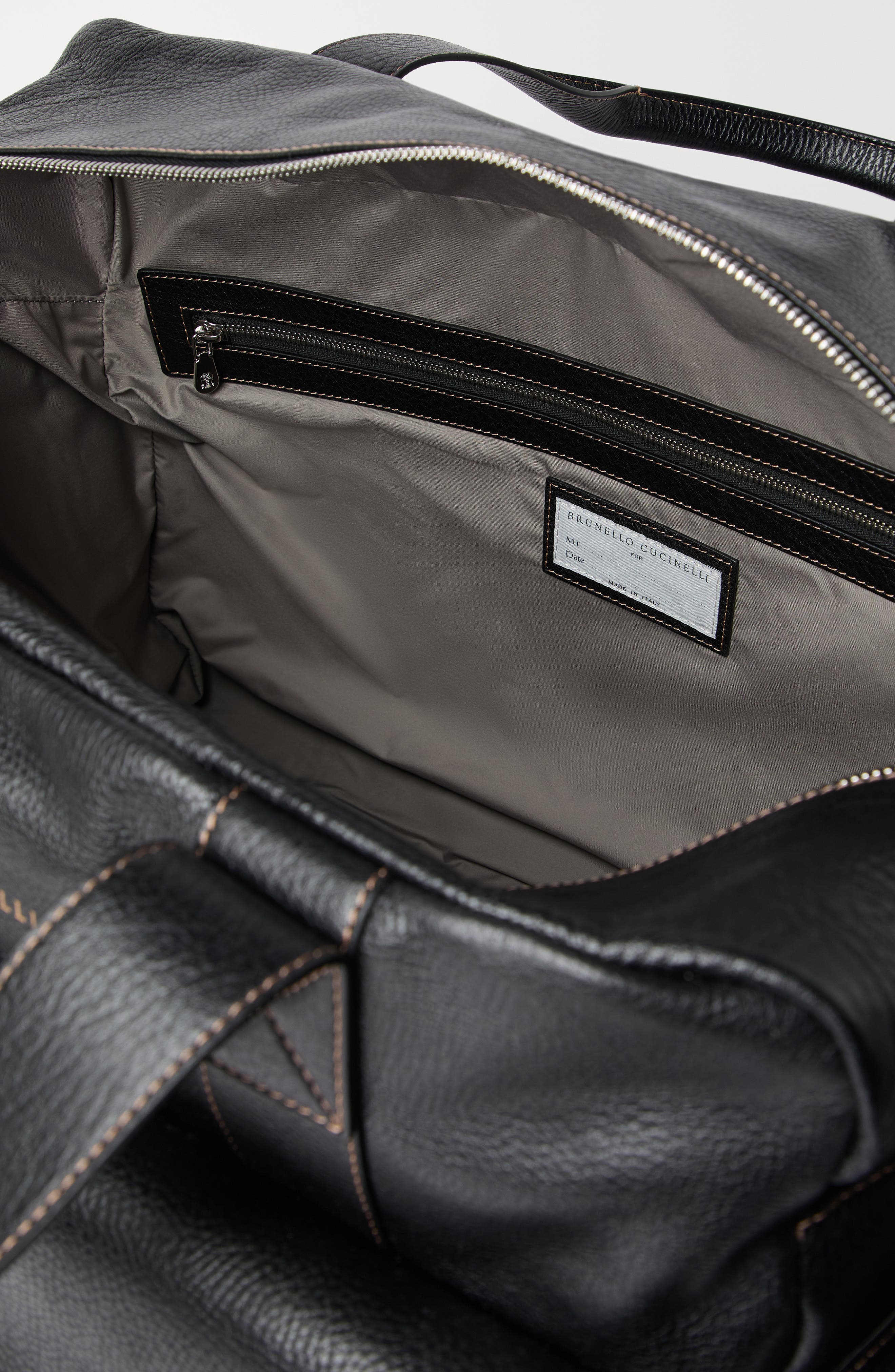 Brunello Cucinelli Leisure bag, Alternate, color, Black