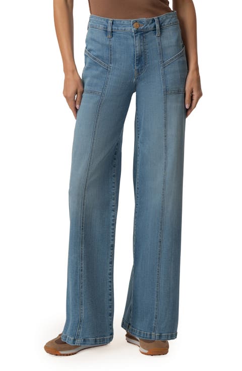 The Jean High Waist Wide Leg Jeans