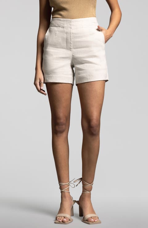 Luna Linen Blend Shorts