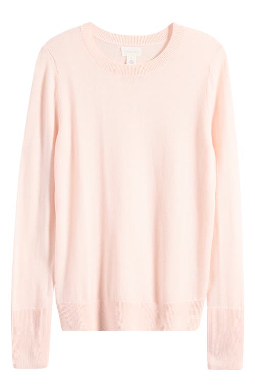 CASLONR CASLON(R) MERINO WOOL BLEND CREWNECK SWEATER