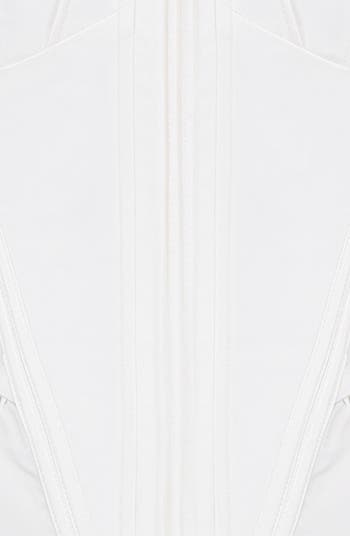 Gigou Bow Strap Peplum Corset Top