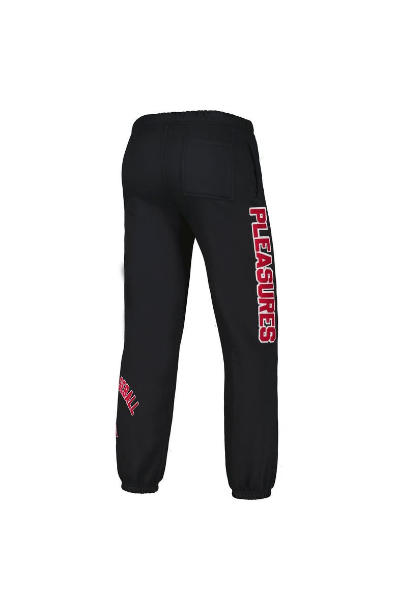 PLEASURES Men's PLEASURES Black Los Angeles Angels Opening Day Sweatpants, Alternate, color, Black