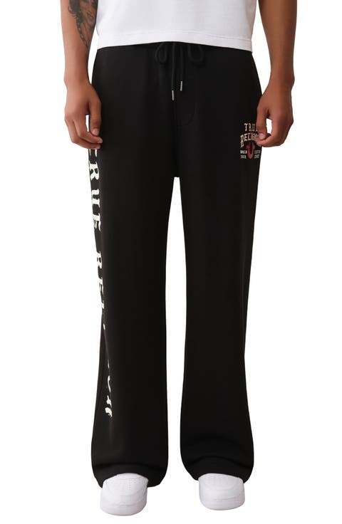 Flag Baggy Cotton Blend Sweatpants