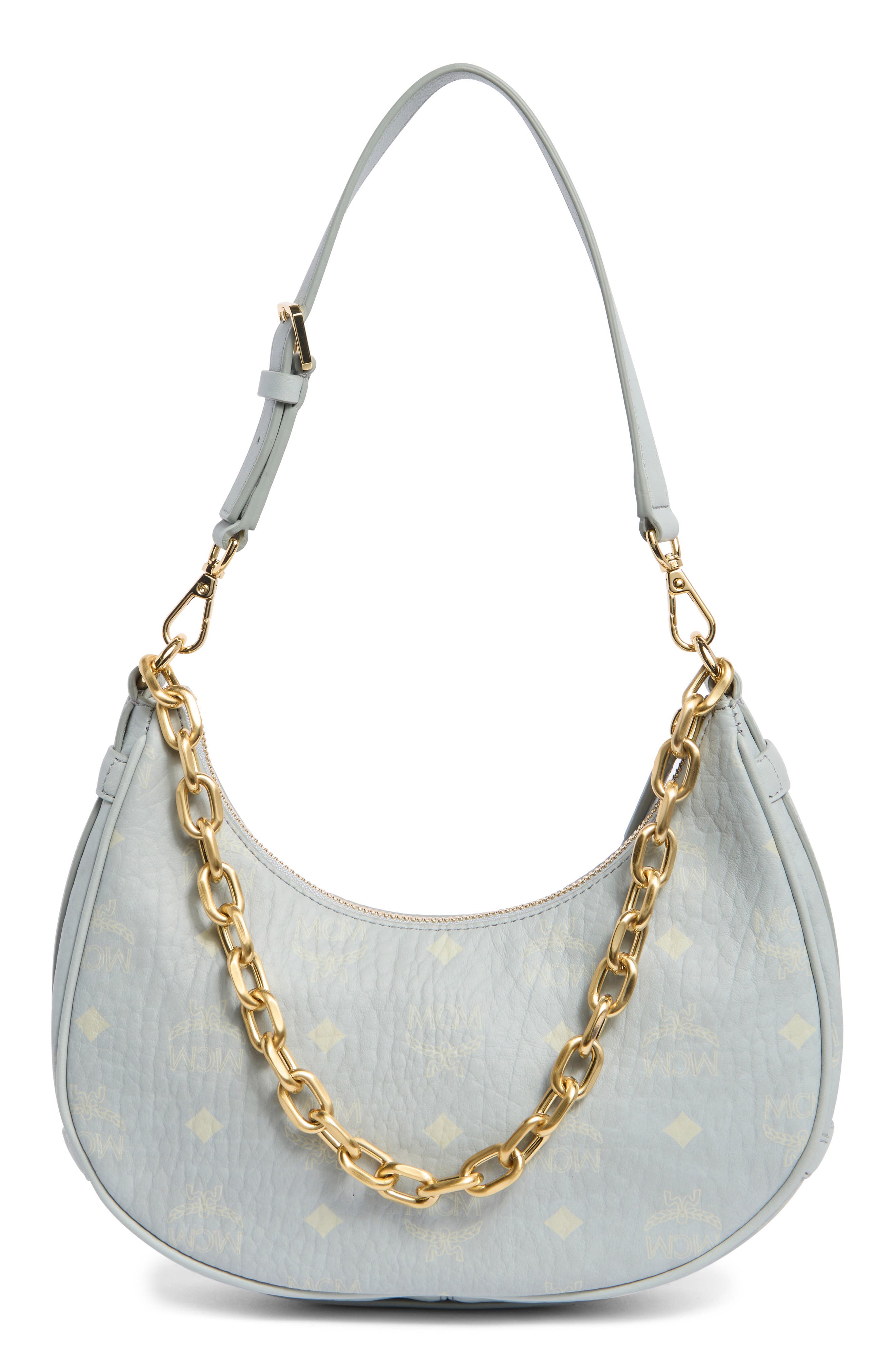 MCM Aren Small Hobo Bag, Alternate, color, 