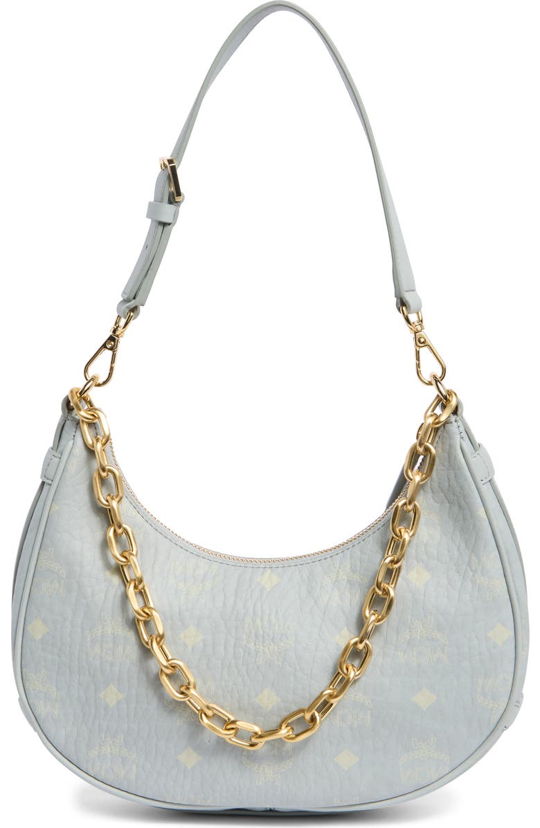 MCM Aren Small Hobo Bag, Alternate, color,