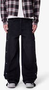 mnml Offset Button Baggy Jeans