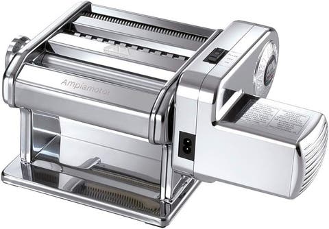 Ampiamotor 110V Pasta Machine, Made in Italy, Chrome Steel