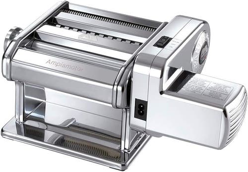 Marcato Ampiamotor 110v Pasta Machine, Made In Italy, Chrome Steel