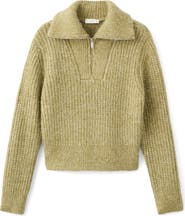 MANGO TEEN Quarter Zip Sweater