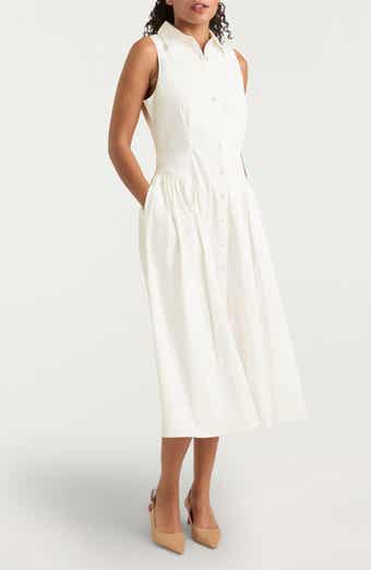 Cinq à Sept Losey Sleeveless Shirtdress