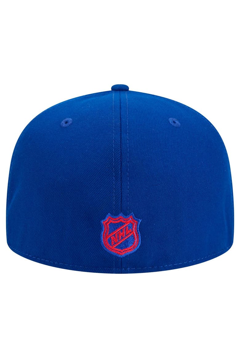 Men's New Era Blue New York Rangers Core 59FIFTY Fitted Hat, Alternate, color, Blue