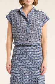 MAX STUDIO Cap Sleeve Top