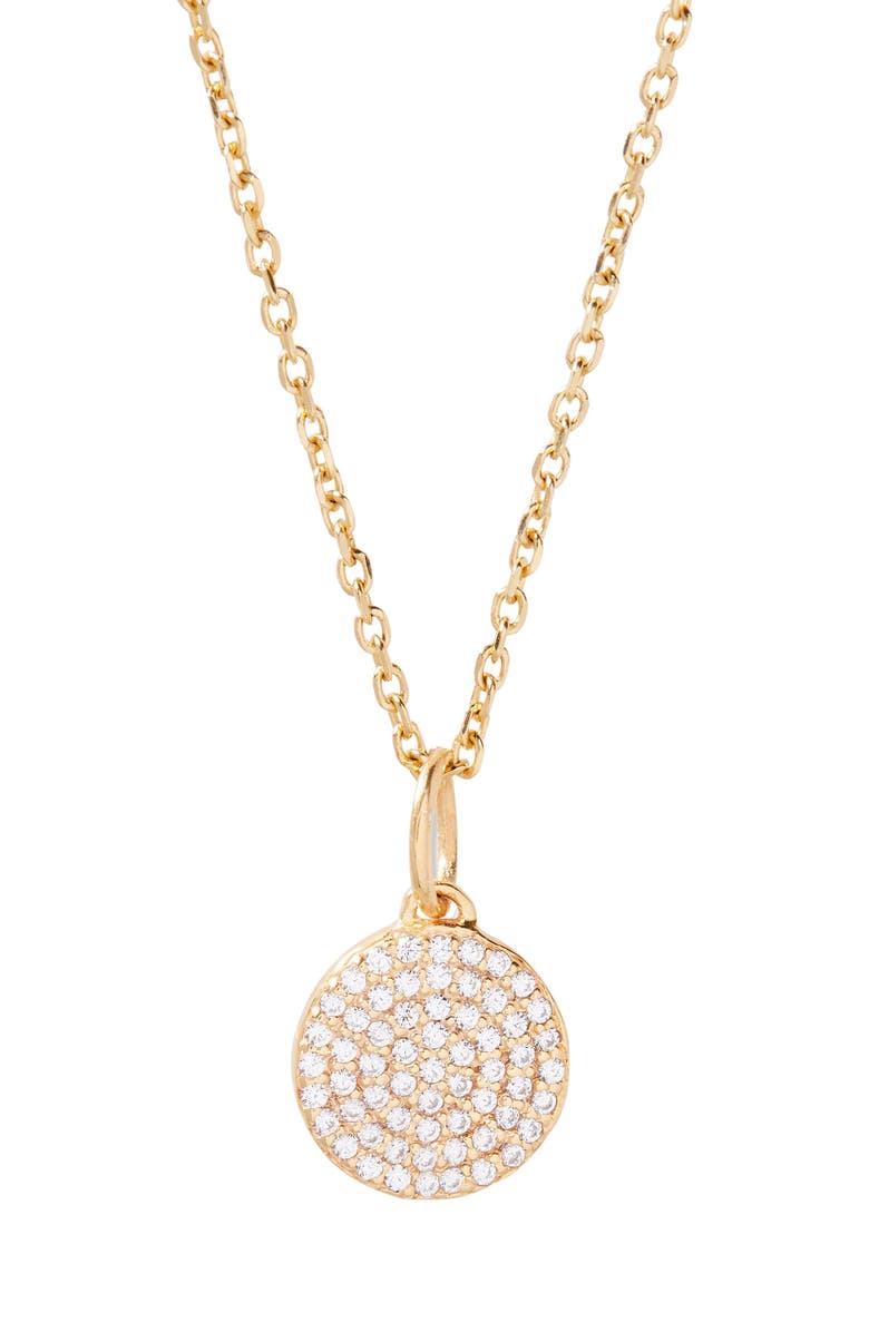 Brook and York Adeline Coin Pendant Necklace, Main, color, Gold