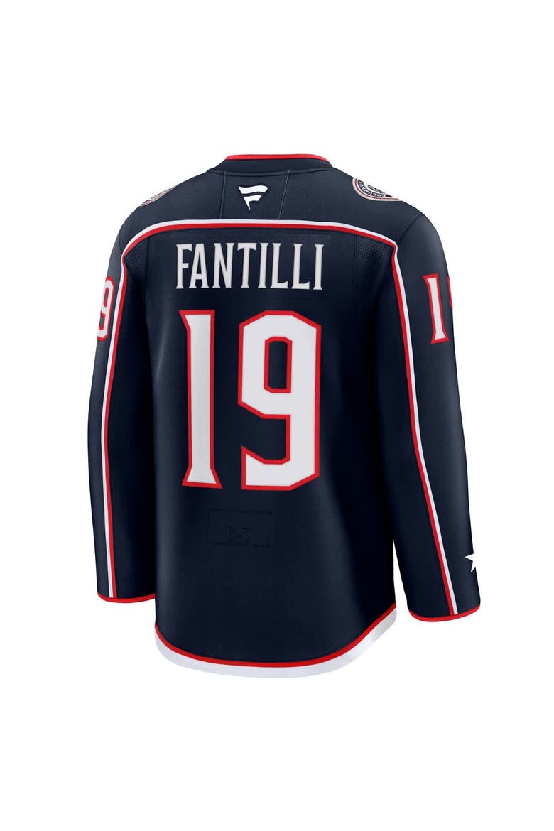 Men's Fanatics Adam Fantilli Navy Columbus Blue Jackets Home Premium Jersey, Alternate, color, Navy
