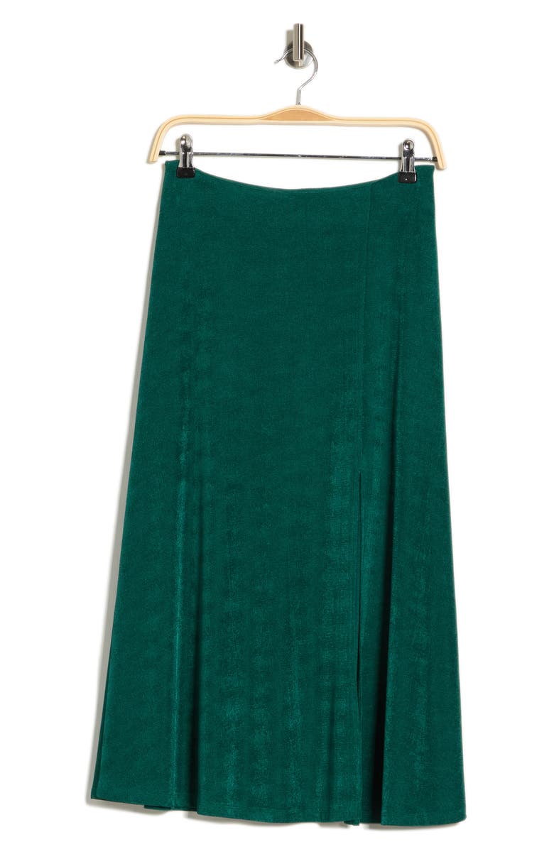 Alexia Admor Side Slit Midi Skirt, Alternate, color, Emerald