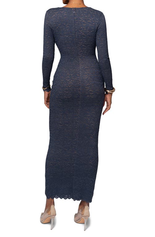 JLUXLABEL JLUXLABEL REUNITED LACE LONG SLEEVE MAXI DRESS