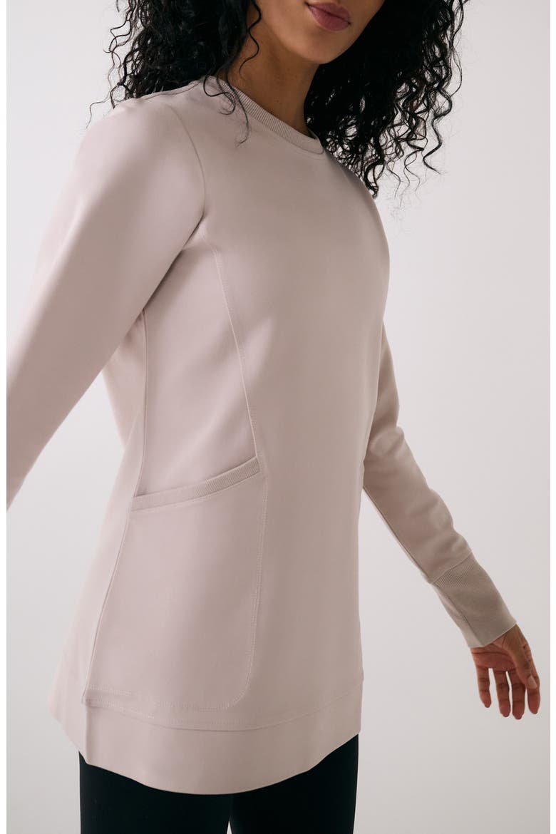 Mindset Tunic Sweatshirt, Alternate, color, ABALONE