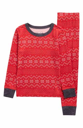 Pillow Talk Baby Matching Family Fair Isle Footed Pajamas
