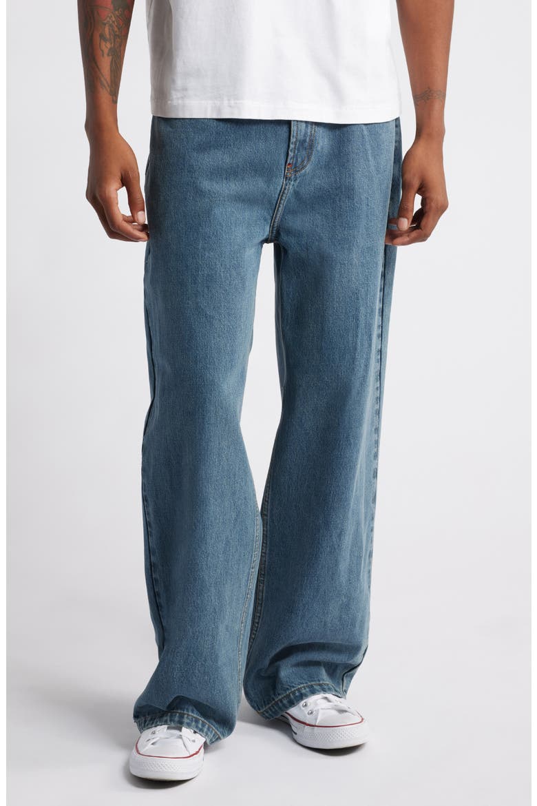 Nonstretch Baggy Jeans, Main, color, BLUE HAZE