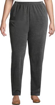 Lands' End Plus Size Sport Knit High Rise Corduroy Pants