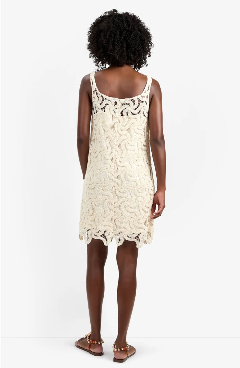 Trina Turk Aspire Lace Cotton Dress, Alternate, color, Bonita Beige