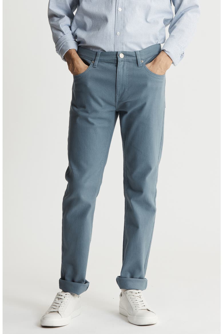 Bowery Straight Leg Denim Pants, Main, color, SLATE