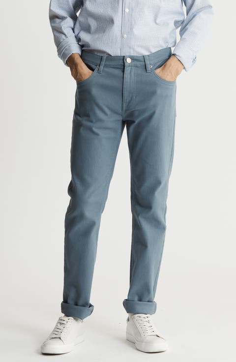 Bowery Straight Leg Denim Pants (Slate)