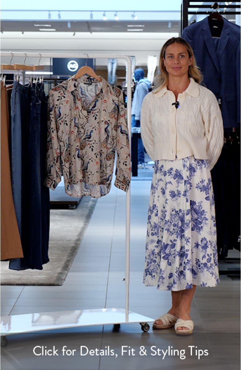 Print Long Sleeve Top, sales video thumbnail