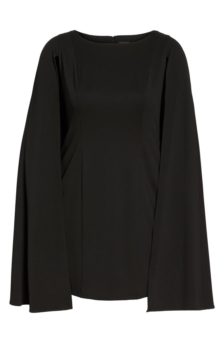 Adrianna Papell Cape Sheath Dress, Alternate, color,