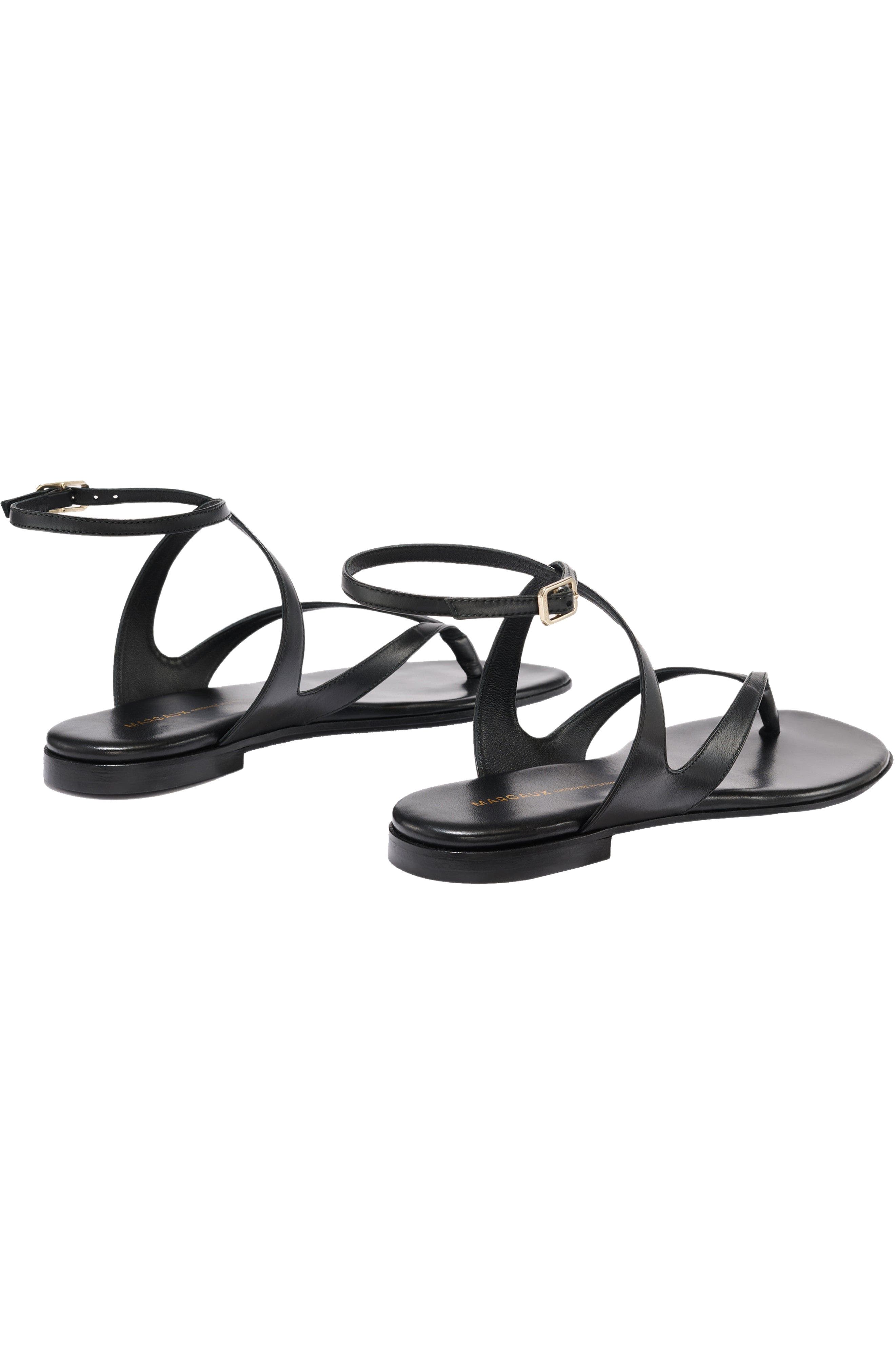 MARGAUX The Palermo Sandal, Alternate, color, Black Nappa