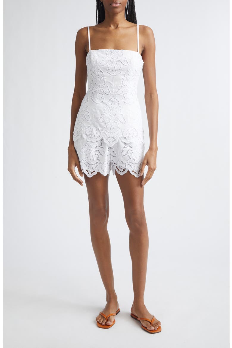 Greer Eyelet Embroidery Camisole, Alternate, color, OPTIC