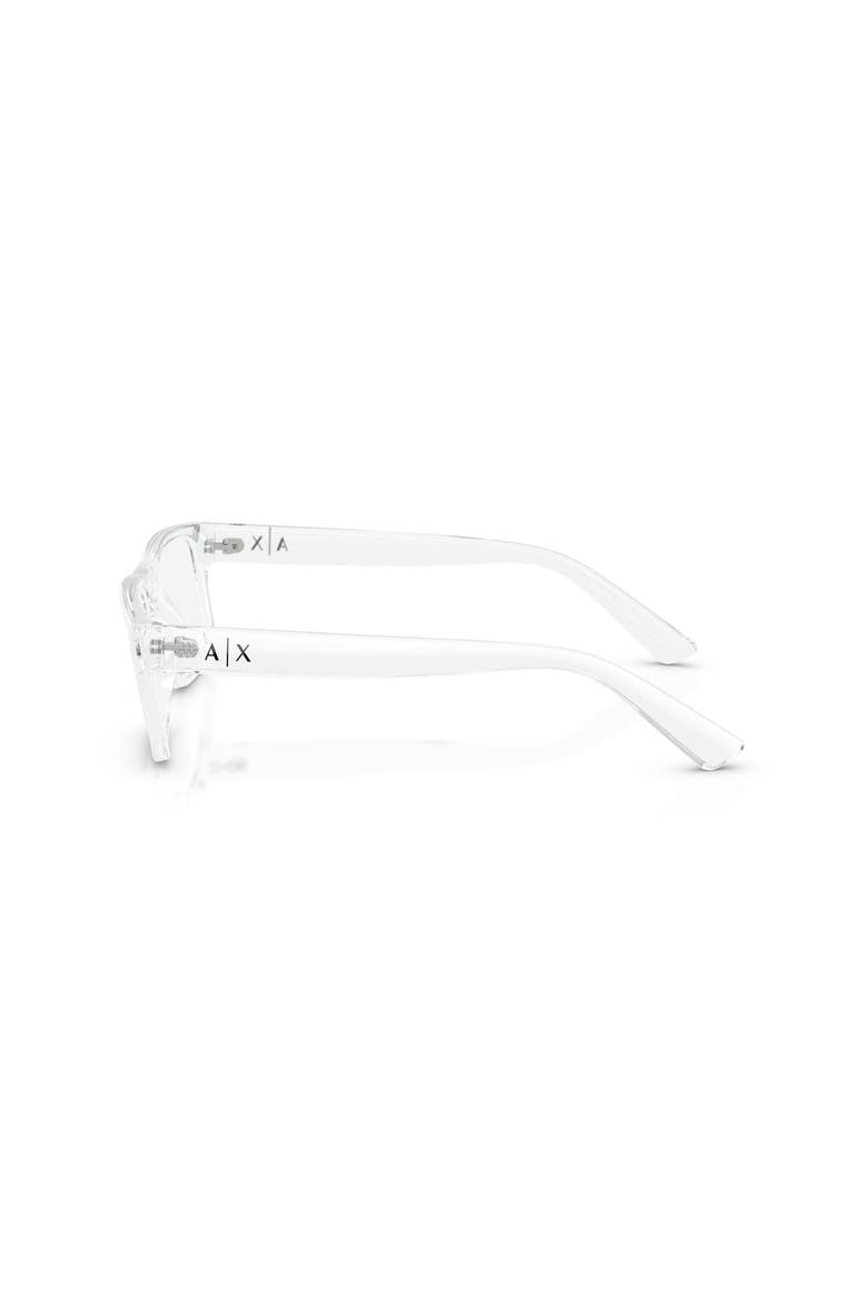 54mm Rectangle optical glasses, Alternate, color, Transparent