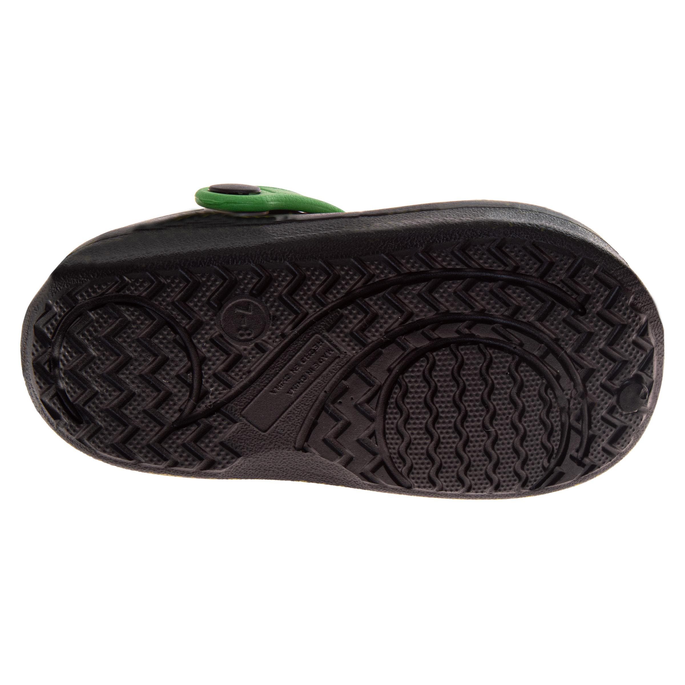 Monster Jam Megalodon Clogs, Alternate, color, Black Green