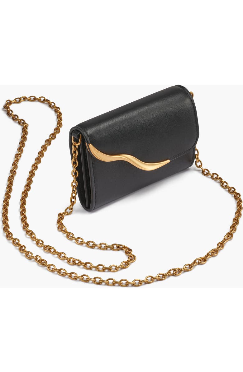 Donna Karan New York Malverne Wallet On String, Main, color, Black/Gold