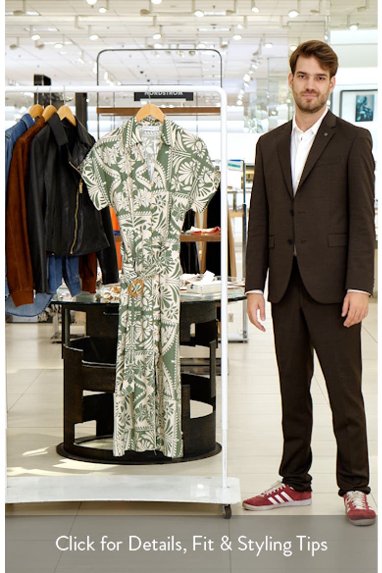 Preston Print Button-Up Midi Dress video