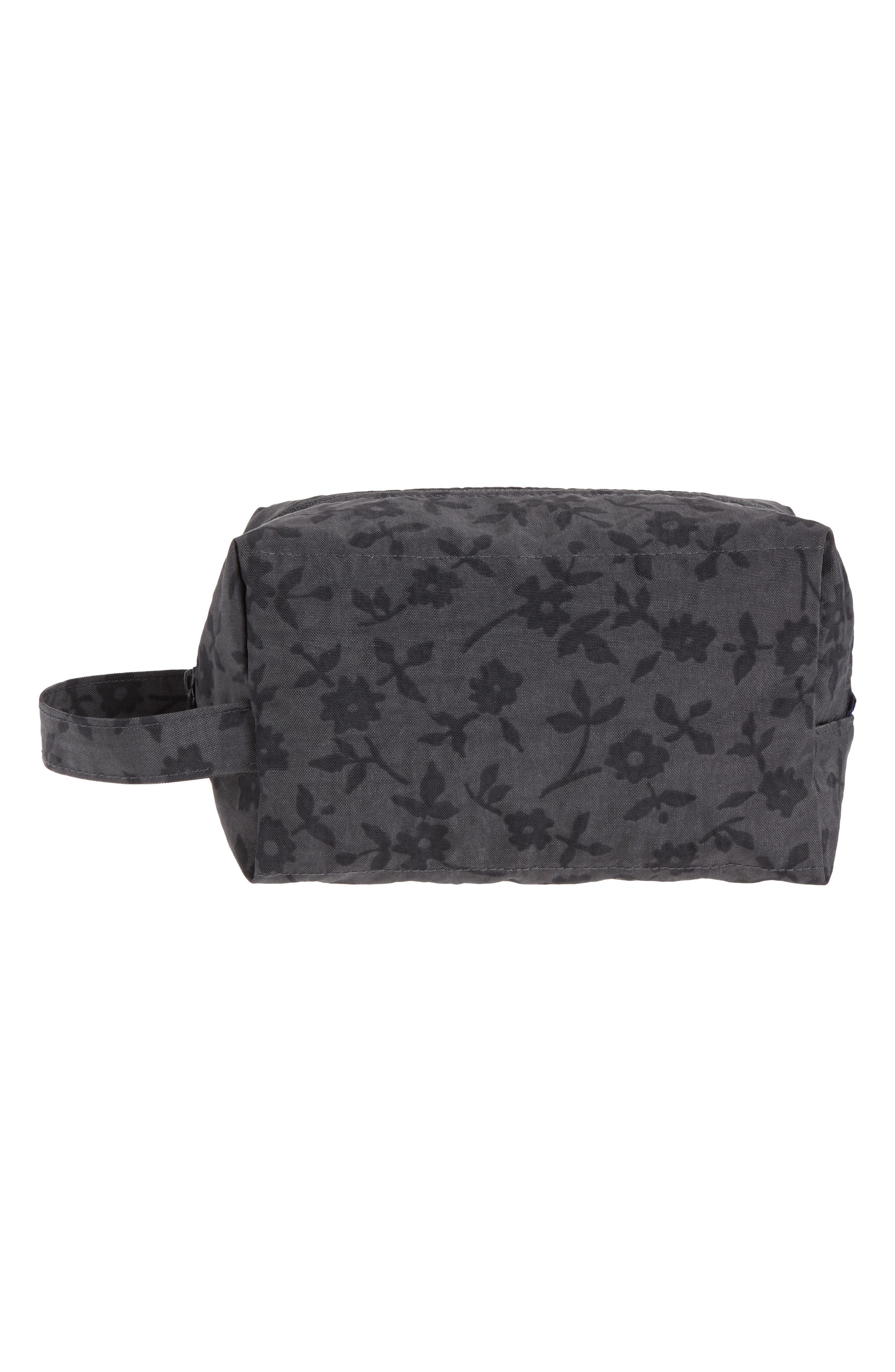 Dopp Kit, Main, color, CHARCOAL DITSY FLORAL