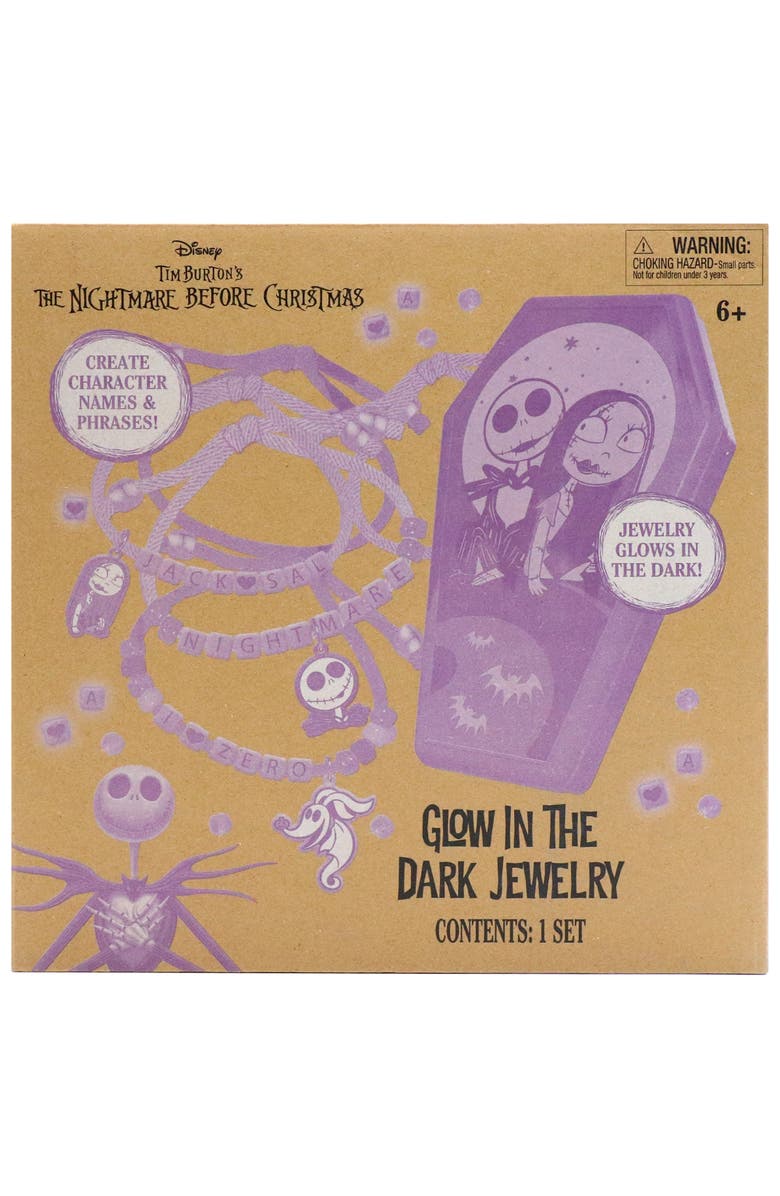Disney Glow In The Dark Jewelry, The Nightmare Before Christmas, DIY Activity, Alternate, color, Multicolored