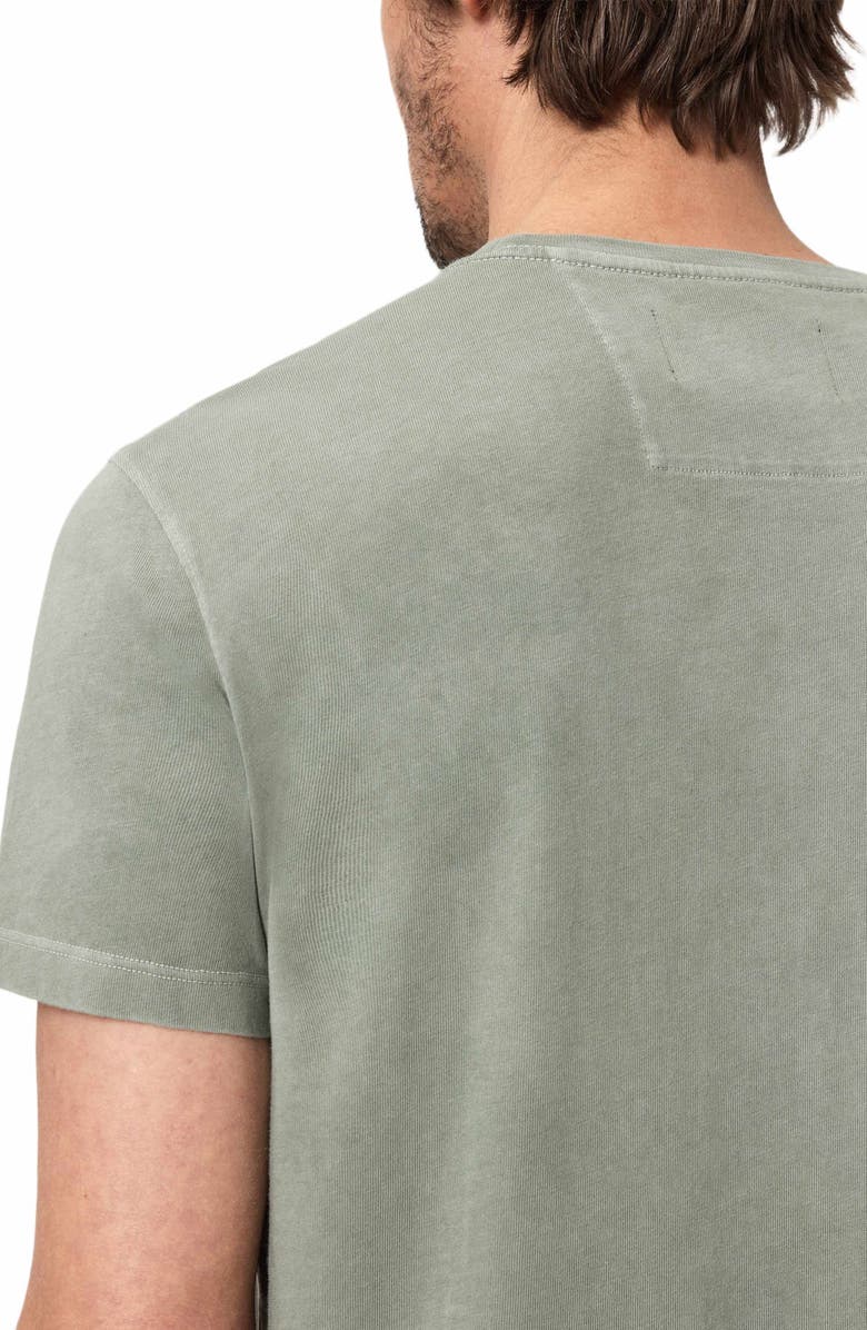 John Varvatos Tom Petty Organic Cotton Embroidered T-Shirt, Alternate, color, Ash