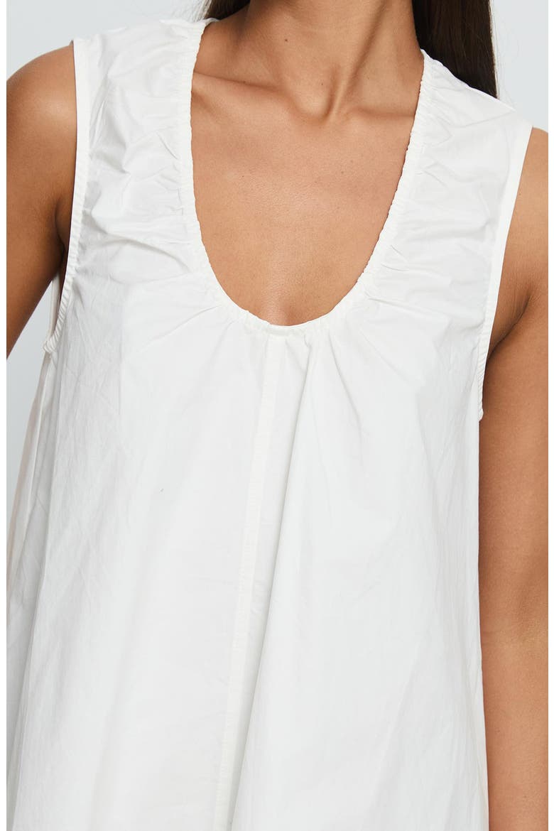 Eberta Ruched Minidress, Alternate, color, WHITE