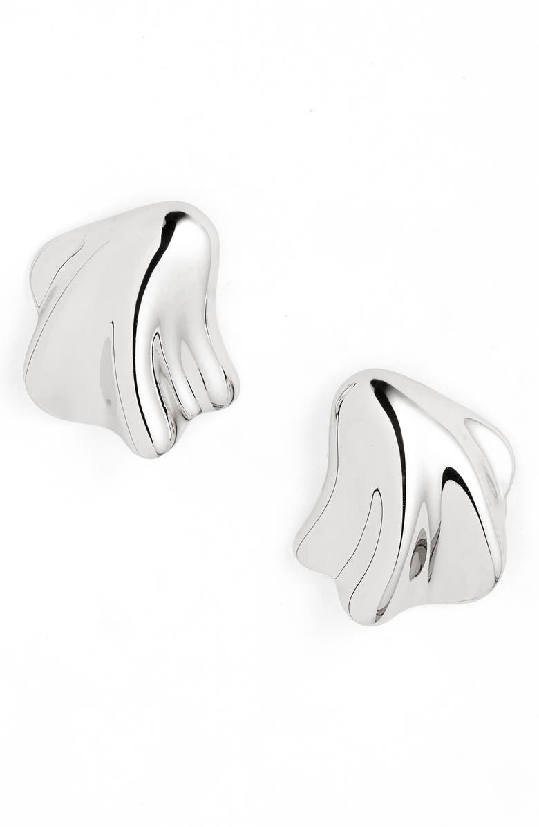 Jenny Bird Zoe Stud Earrings, Main, color, High Polish Silver