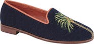 ByPaige BY PAIGE Needlepoint Palm Tree Flat