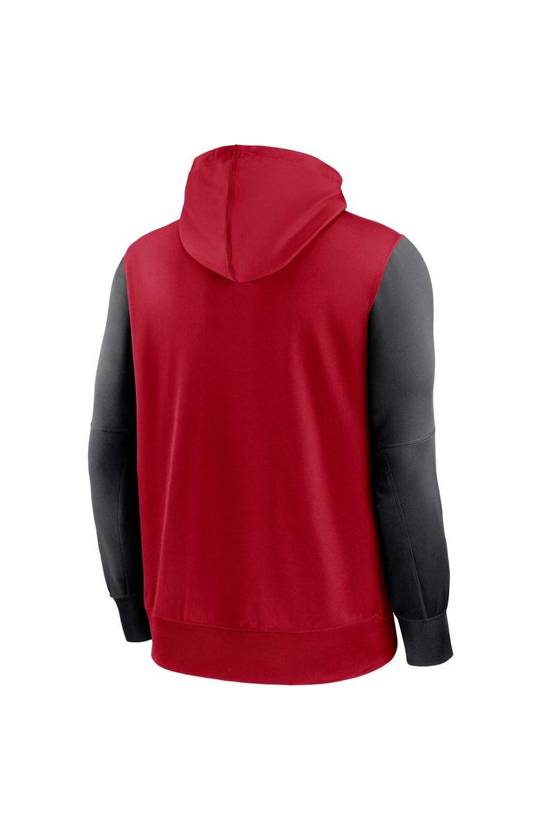 Nike Men's Nike  Red Atlanta Falcons Performance Full-Zip Hoodie, Alternate, color, 