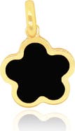 The Lovery Fine Jewelry Onyx Flower Charm