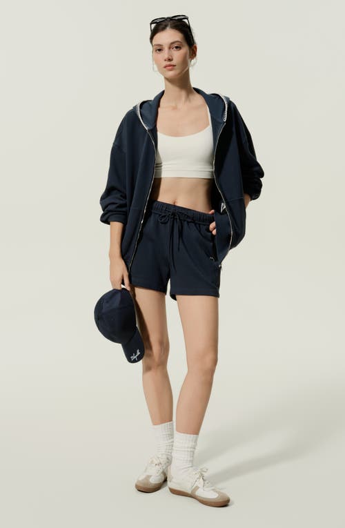 Lilysilk Seamflow Verge Hoodie In Blue