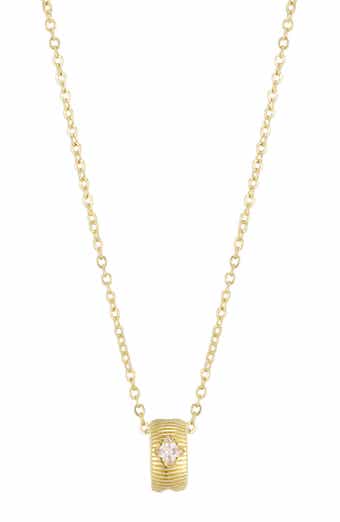 Crystal Star Slider Pendant Necklace