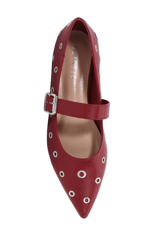 BERNESS BERNESS FRIEDRICH GROMMET POINTED TOE MARY JANE FLAT 
