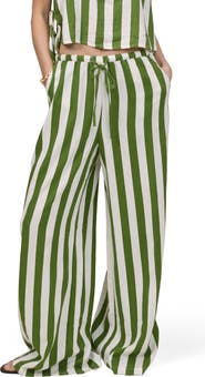 Nobody's Child Reese Linen Blend Drawstring Pants