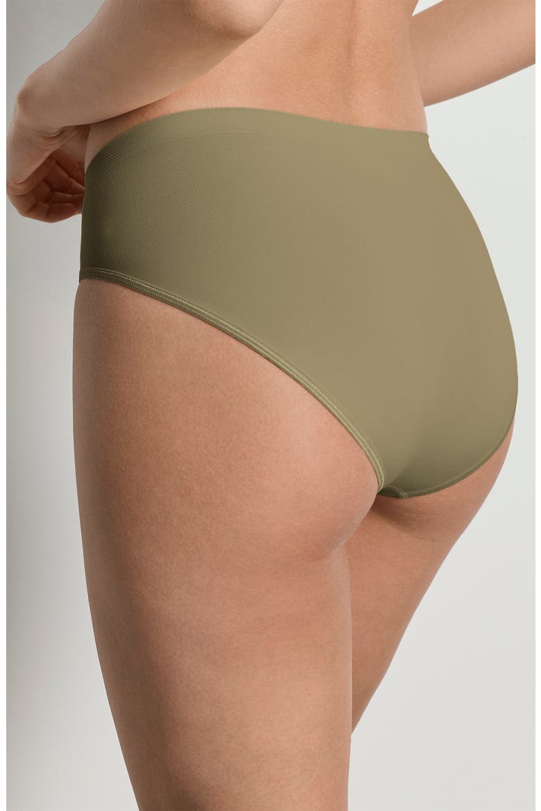 Touch Feeling High Cut Briefs, Alternate, color, COVERT GREEN