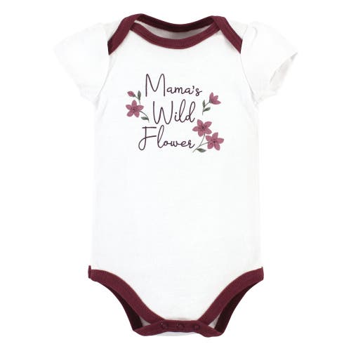 Hudson Baby Cotton Bodysuits 5-pack