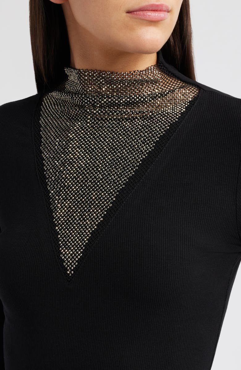 NIKKI LUND Margot Mesh Yoke Top, Alternate, color, 